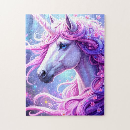 Schöne Einhorn Puzzle (Vertikal)
