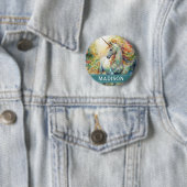Schöne Einhorn-Taste mit Individuelle Name Button (Beispiel)