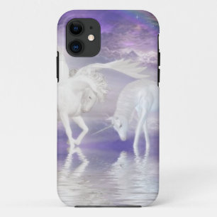 Schöne Einhorn-und Pegasus-Fantasie Case-Mate iPhone Hülle