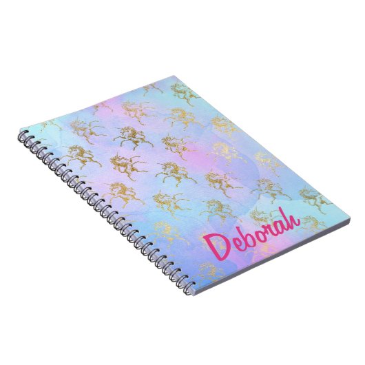 Schöne Einhörner Notizblock (Rechte Seite)