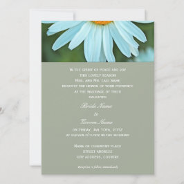 Schöne, einladende Blume Einladung