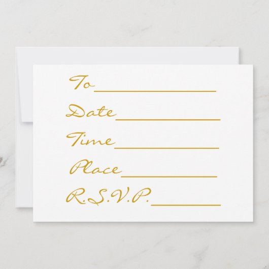 Schöne Einladung mit Rose (Rückseite)