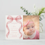 Schöne Einladung zum Geburtstag mit Foto (Stehend Vorderseite)