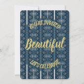 Schöne Einladung - ZUNEHMEN (Vorderseite)