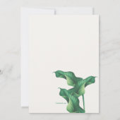 Schöne Einladungen für eine Hochzeit bei Calla Lil (Rückseite)