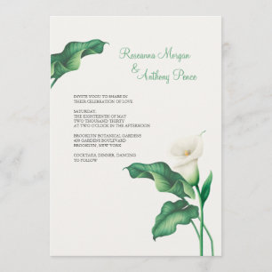 Schöne Einladungen für eine Hochzeit bei Calla Lil