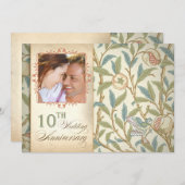 schöne Einladungen zum 10-jährigen Foto (Vorne/Hinten)