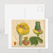 Schöne, einzigartige Blume Postkarte (Vorne/Hinten)