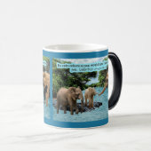 Schöne Elefantenschrift Luke 6:31 Verwandlungstasse (VorderseiteRechts)