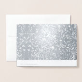 Schöne Elegance Folienkarte (Rückseite mit Umschlag)