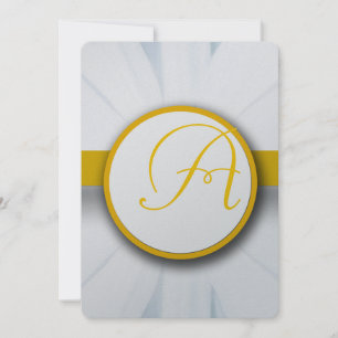 Schöne Elegant Daisy Wedding Einladung