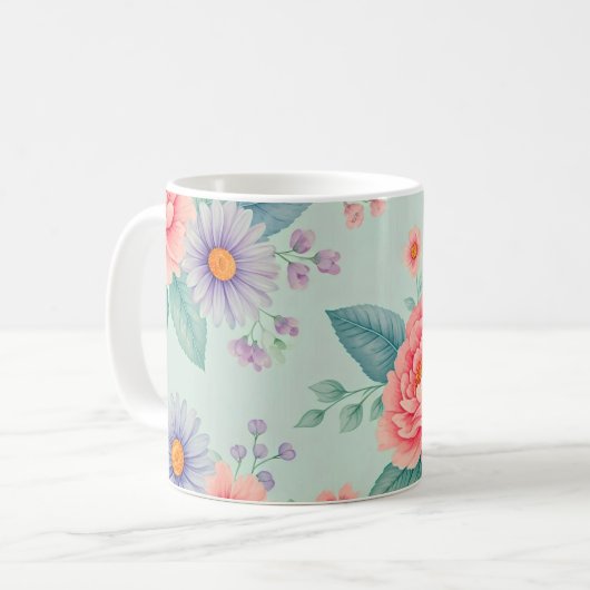 Schöne Elegant Kaffeetasse (Vorderseite Links)