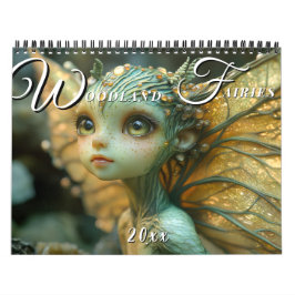 Schöne Elegant Woodland Fairies Kalender
