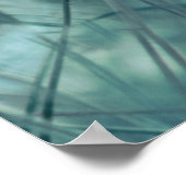 Schöne Elegante Abstrakt Dreamy Poppies Blume Poster (Ecke)