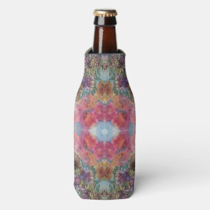 Schöne, elegante Blumengarten-Wasserfarbenmalerei  Flaschenkühler