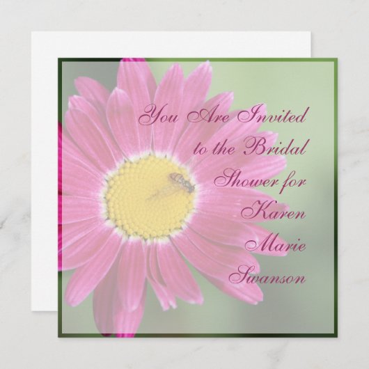 Schöne, elegante Einladungen (Vorne/Hinten)