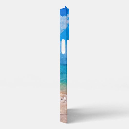 Schöne Elegante Flamingo Beach iPhone Hülle (Rechte Seite)