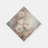 Schöne, elegante Florals Serviette (Ecke)