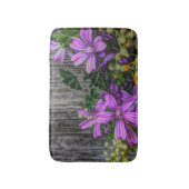 Schöne Elegante Frische Blume Badematte (Vorderseite Vertikal)