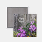 Schöne Elegante Frische Blume Magnet (Vorderseite/Rückseite)