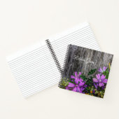 Schöne Elegante Frische Blume Notizblock (Innenseite)
