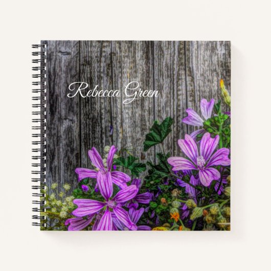 Schöne Elegante Frische Blume Notizblock (Vorderseite)