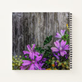 Schöne Elegante Frische Blume Notizblock (Rückseite)