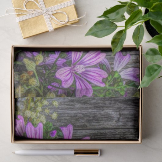 Schöne Elegante Frische Blume Seidenpapier (Geschenk)