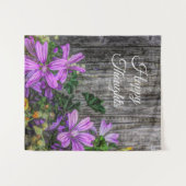 Schöne Elegante Frische Blume Wandteppich (Vorderseite (Horizontal))