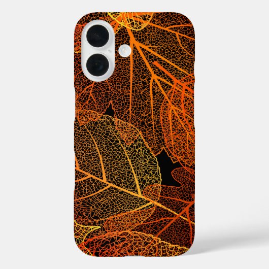 Schöne Elegante Herbstlichtung lässt Textur Case-Mate iPhone Hülle (Rückseite)