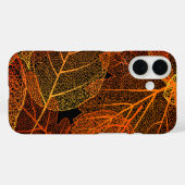 Schöne Elegante Herbstlichtung lässt Textur Case-Mate iPhone Hülle (Rückseite (Horizontal))