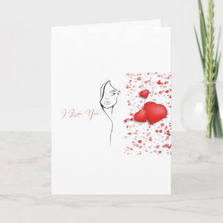 Schöne, elegante "I Liebe you" Valentinstag