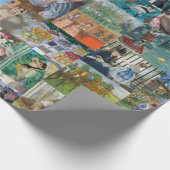 Schöne Elegante Impressionistische Kunst Geschenkpapier (Ecke)