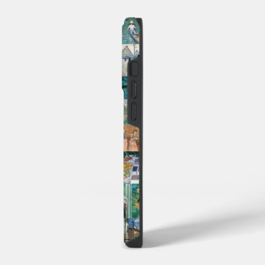 Schöne Elegante Impressionistische Kunst iPhone Hülle (Linke Seite)