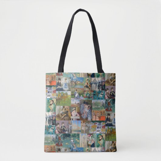 Schöne Elegante Impressionistische Kunst Tasche (Vorderseite)