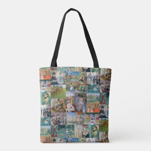 Schöne Elegante Impressionistische Kunst Tasche (Rückseite)