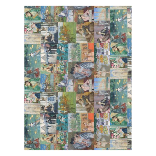 Schöne Elegante Impressionistische Kunst Tischdecke (Vorderseite)