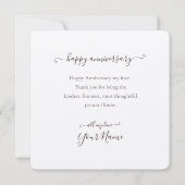 SCHÖNE ELEGANTE JAHRESZAHL GREETING (Rückseite)