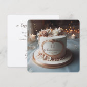 SCHÖNE ELEGANTE JAHRESZAHL GREETING (Vorne/Hinten)