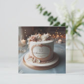 SCHÖNE ELEGANTE JAHRESZAHL GREETING (Stehend Vorderseite)