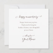 SCHÖNE ELEGANTE JAHRESZAHL GREETING (Rückseite)