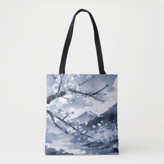 Schöne elegante japanische Kirschblüten Tasche (Vorderseite)