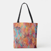 Schöne elegante Jewel Tones Nahtloses Muster Tasche (Rückseite)