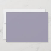 Schöne Elegante Lavender Wedding Einladung (Rückseite)