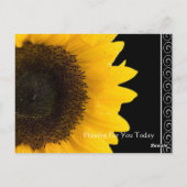 Schöne Elegante Orange Rose Christlich fördern Postkarte (Rückseite)