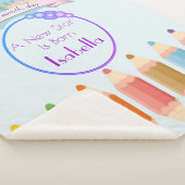 Schöne Elegante Pastelfarben Sherpadecke (3/4)