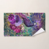 Schöne Elegante Pfauenpfauen Badetuch Set (Handtuch)