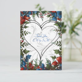 Schöne, elegante und skurrile Dekoration zum Thema Dankeskarte