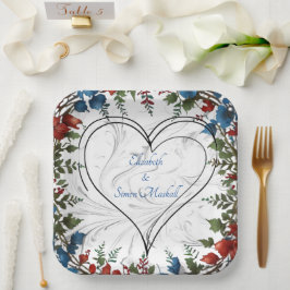 Schöne, elegante und skurrile Dekoration zum Thema Pappteller