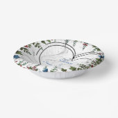 Schöne, elegante und skurrile Dekoration zum Thema Pappteller (Gewinkelt)